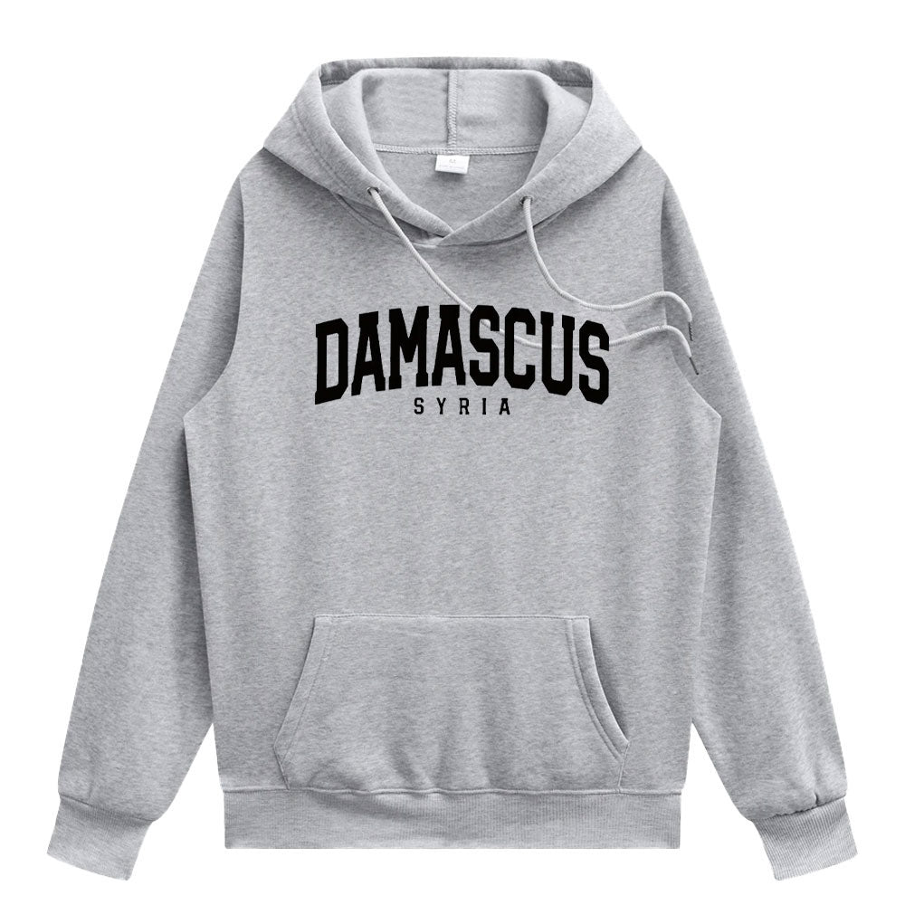 Sudadera con capucha de Damasco, Siria