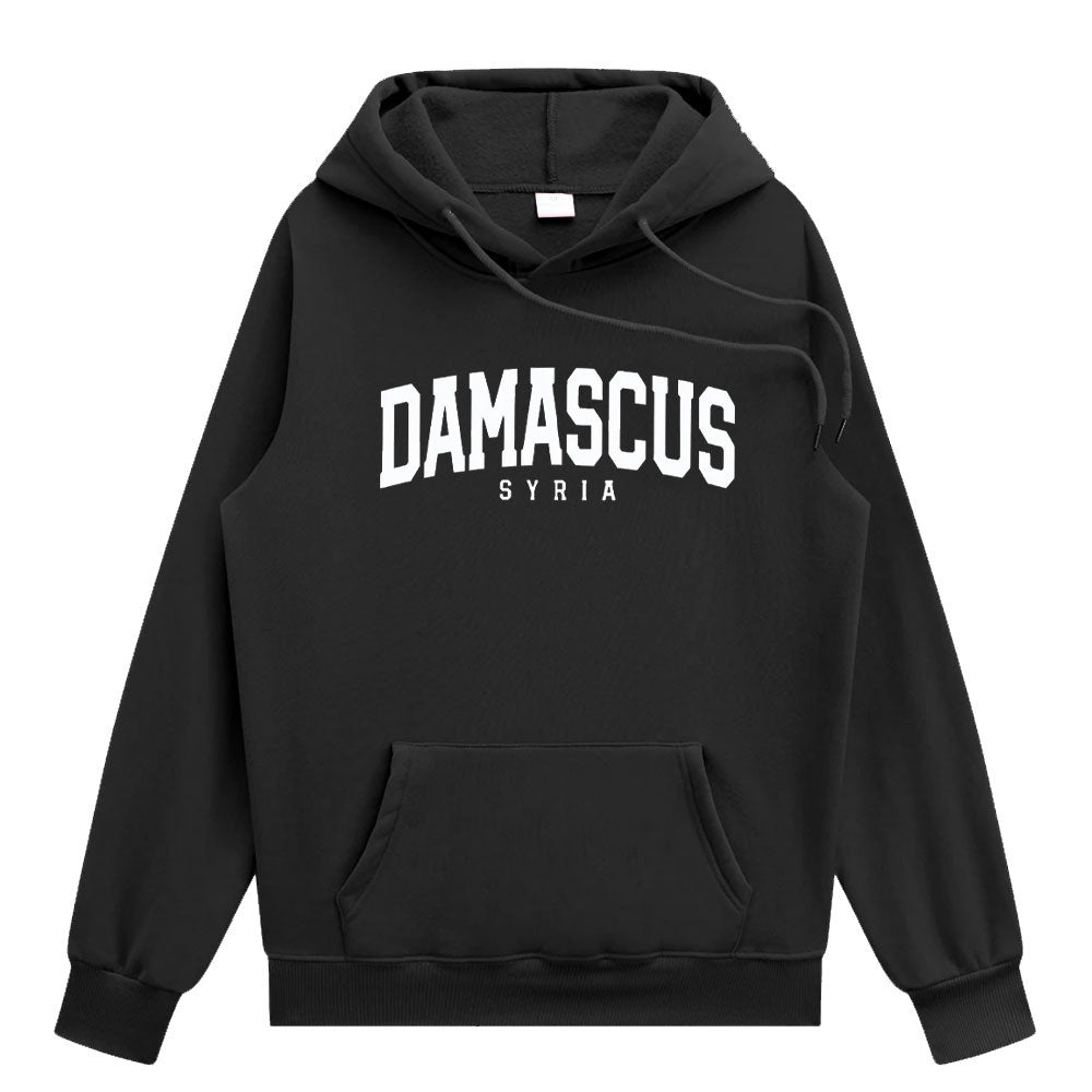 Sudadera con capucha de Damasco, Siria