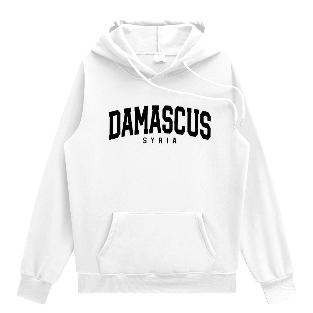 Sudadera con capucha de Damasco, Siria