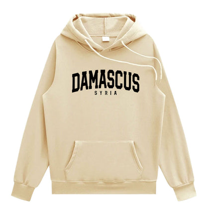 Sudadera con capucha de Damasco, Siria