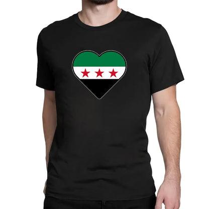 Camiseta del corazón sirio