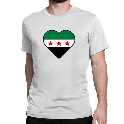 Camiseta del corazón sirio