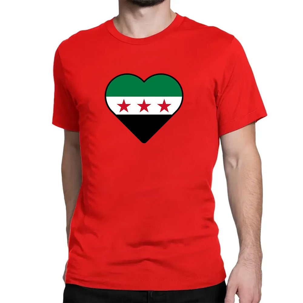 Camiseta del corazón sirio