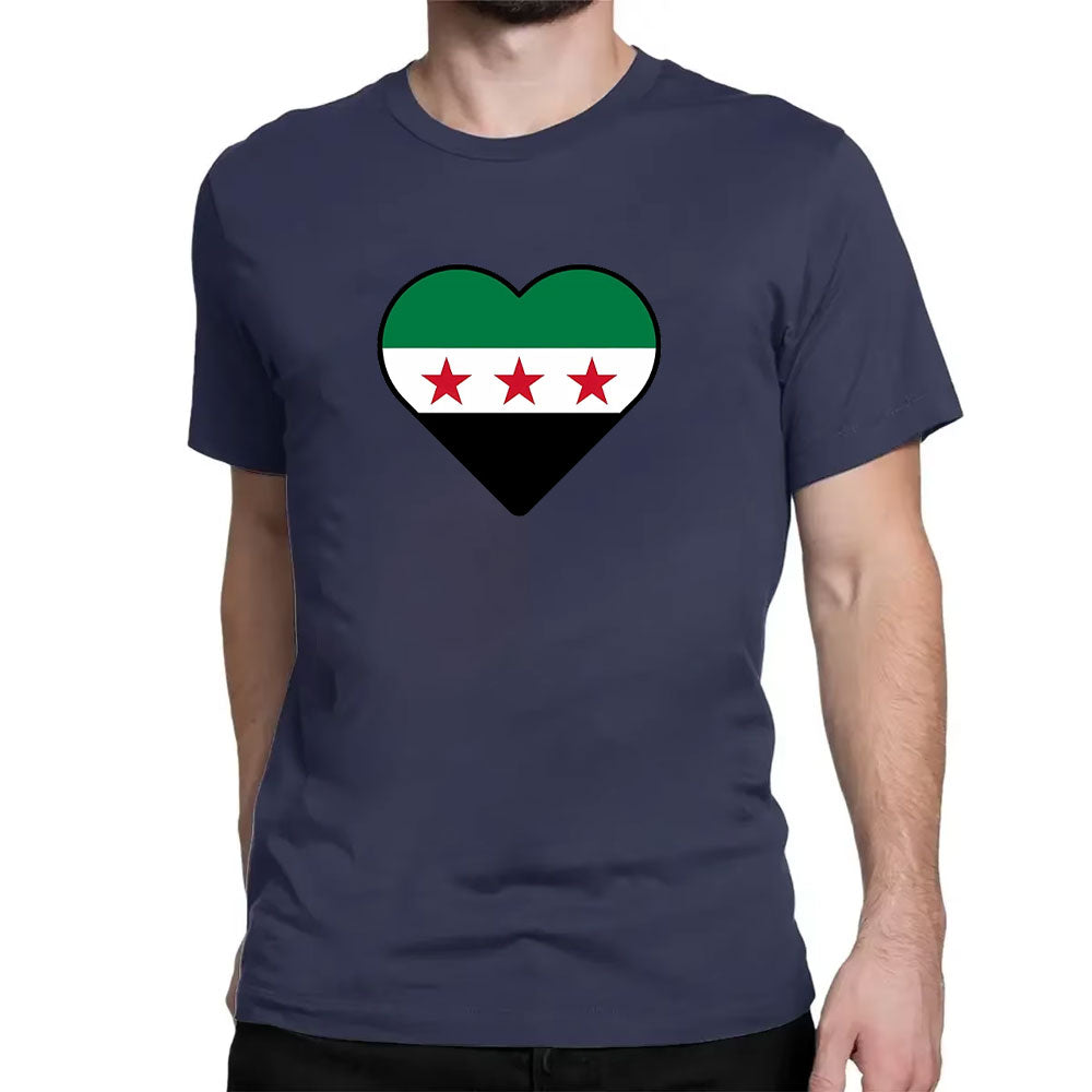 Camiseta del corazón sirio