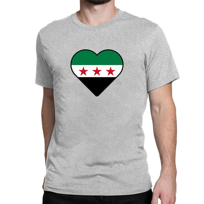 Camiseta del corazón sirio