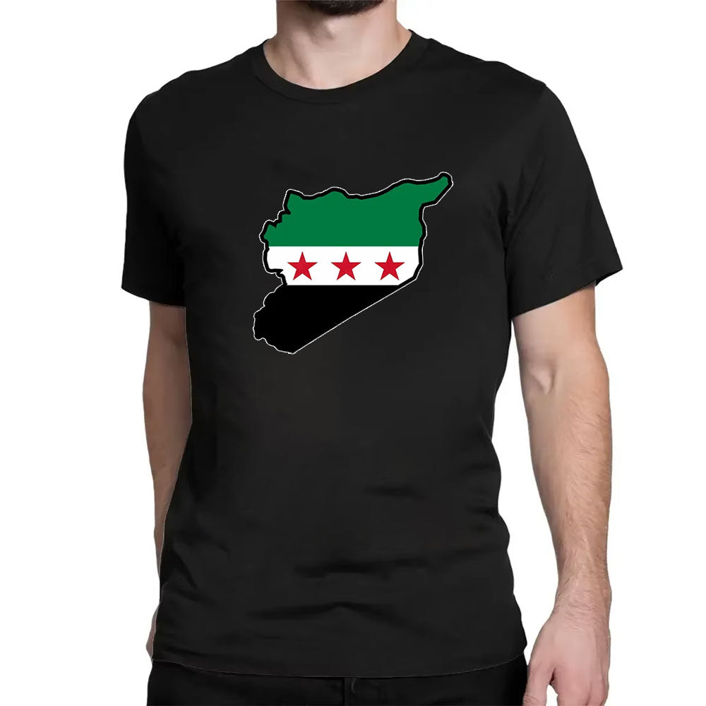 Camiseta de geografía siria