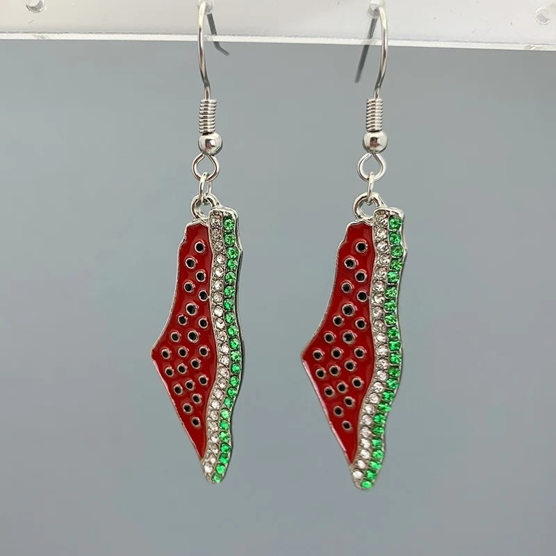 Pendientes de sandía (varios diseños disponibles)