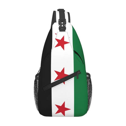 Bolsa con la bandera de Siria