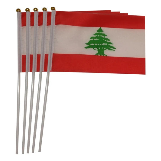 Lebanese Hand Held Flags