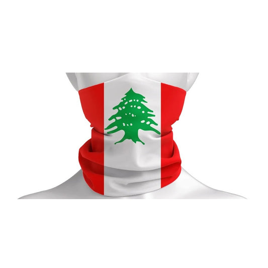 Lebanon Flag Mask/Bandana