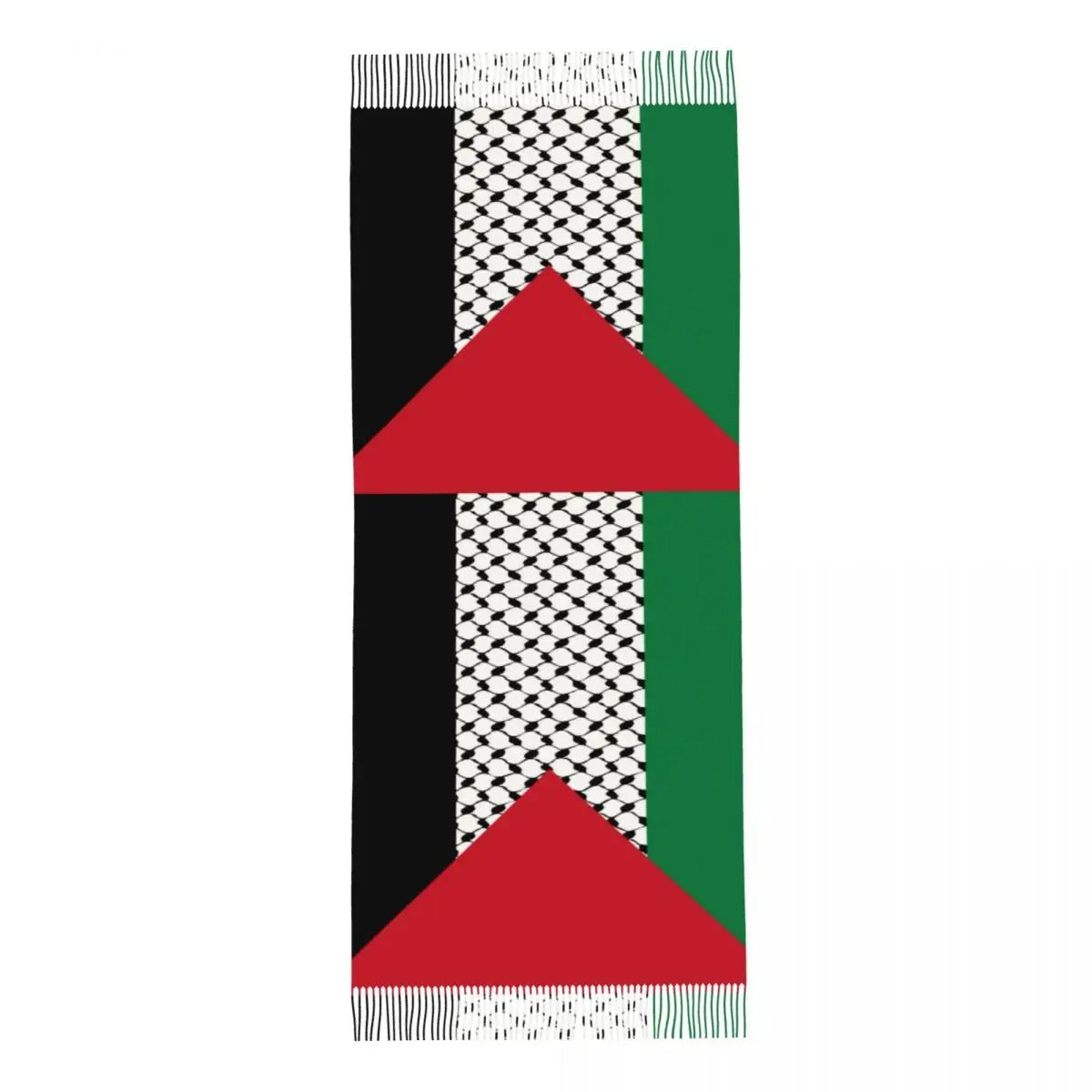 Mantón Keffiyeh con bandera 