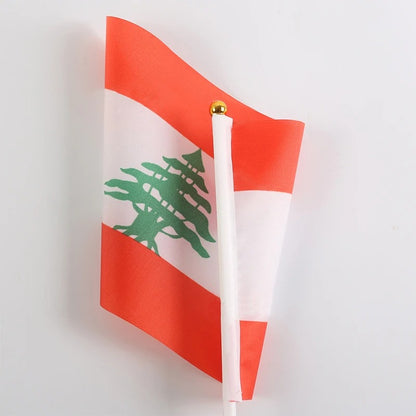 Lebanese Hand Held Flags