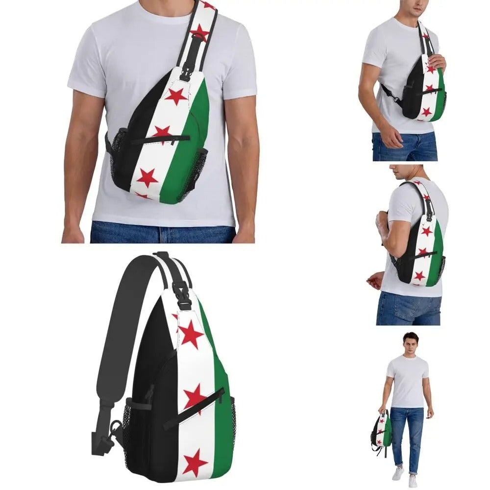 Bolsa con la bandera de Siria