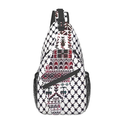 Bolsa Tatreez Keffiyeh palestina