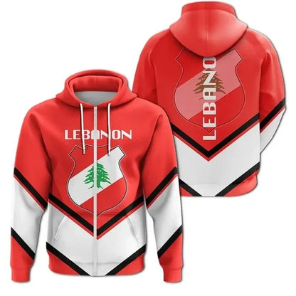 Chaqueta con emblema del árbol del Líbano