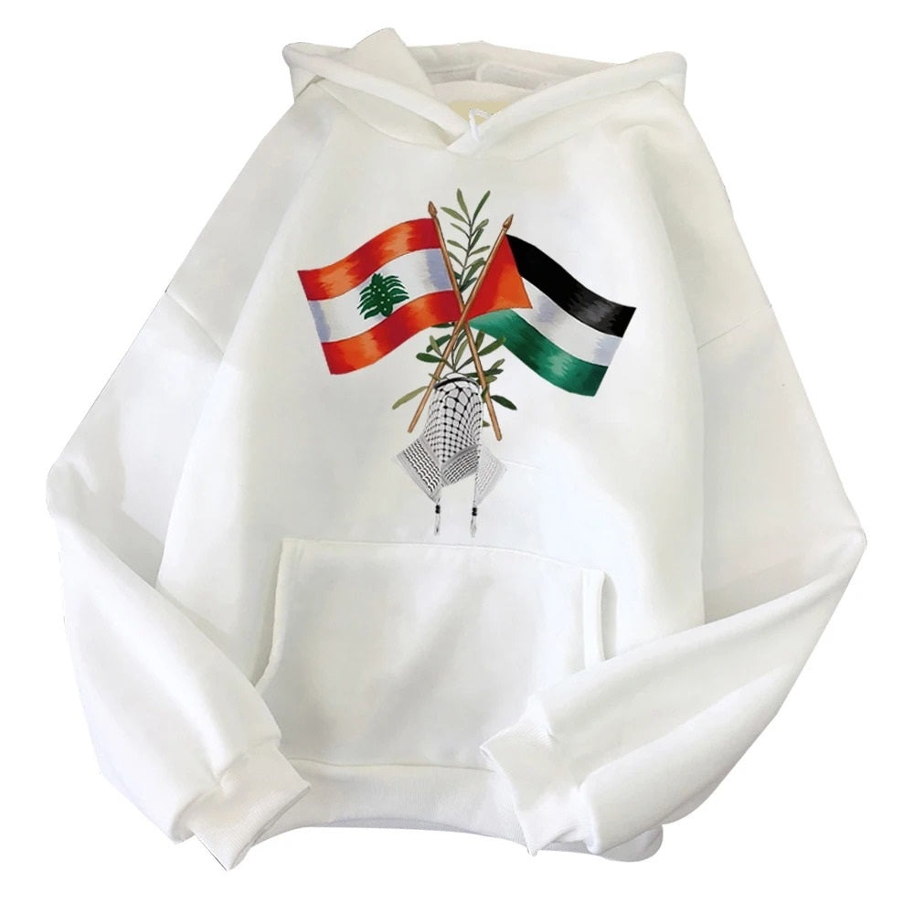 Sudadera con capucha de Palestina y Líbano