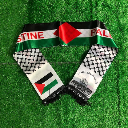 Masjid Al Aqsa / 1 Piece / 6 x 51 Inches (15 x 130 cm) Palestinian Flag Scarf (Multiple Designs Available) | Project Palestine