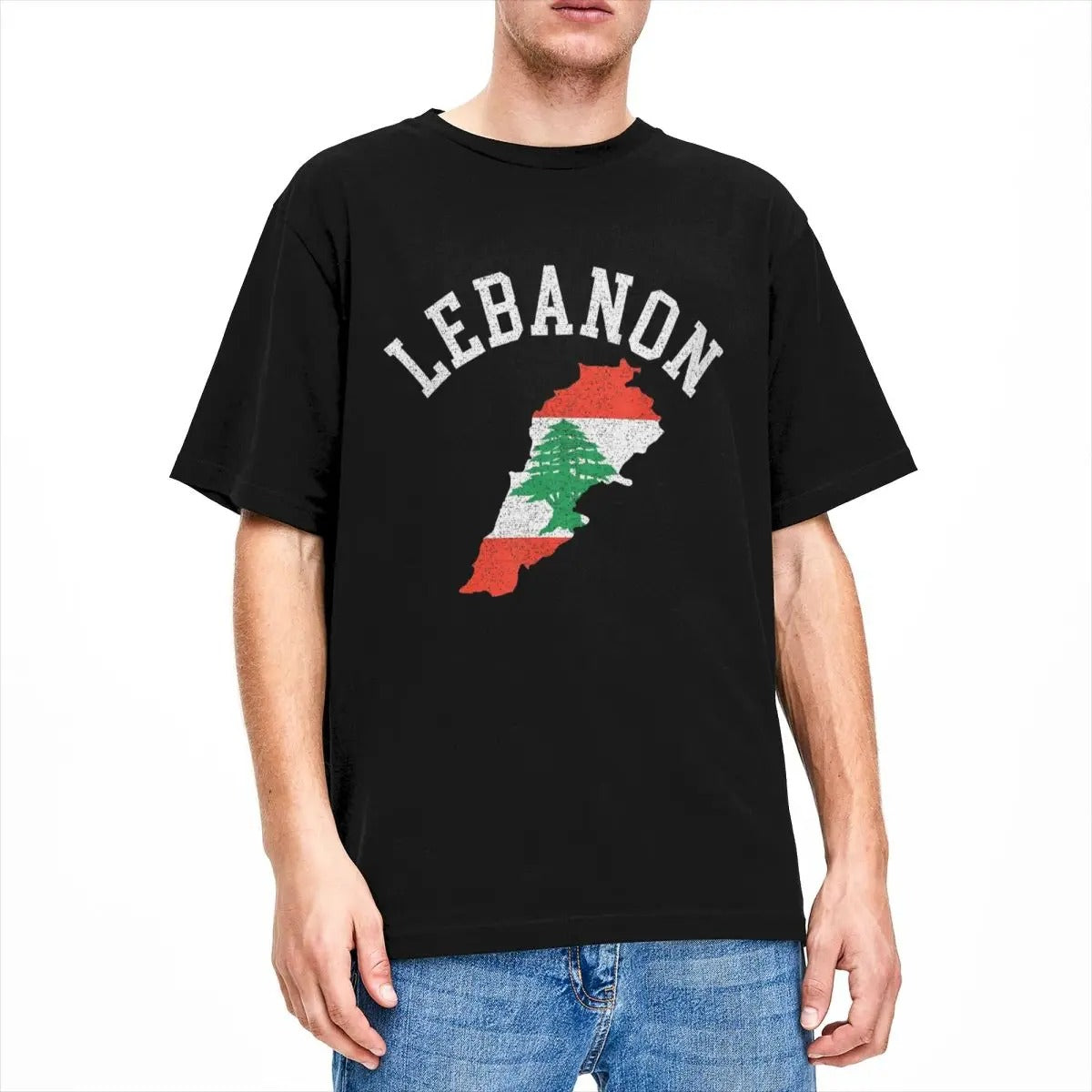 Camiseta del Líbano y la geografía