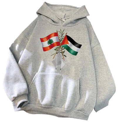 Sudadera con capucha de Palestina y Líbano