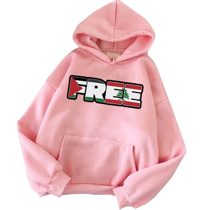 Free Palestine & Lebanon Hoodie