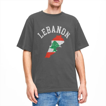 Camiseta del Líbano y la geografía