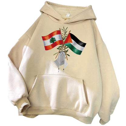 Sudadera con capucha de Palestina y Líbano