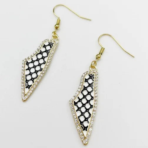 Simplistic Keffiyeh Earrings