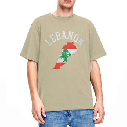 Camiseta del Líbano y la geografía