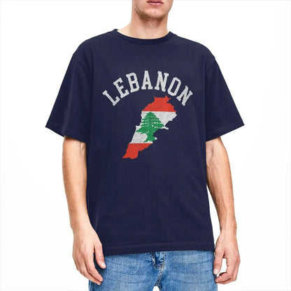 Camiseta del Líbano y la geografía