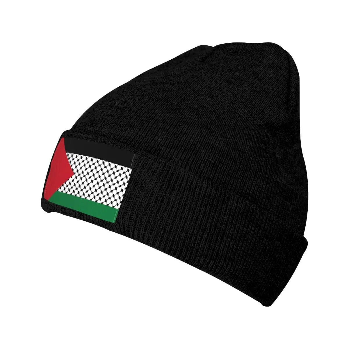 Black Palestine Flag Beanie | Project Palestine