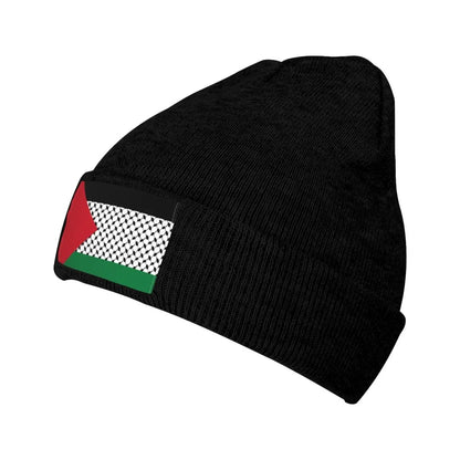 Black Palestine Flag Beanie | Project Palestine