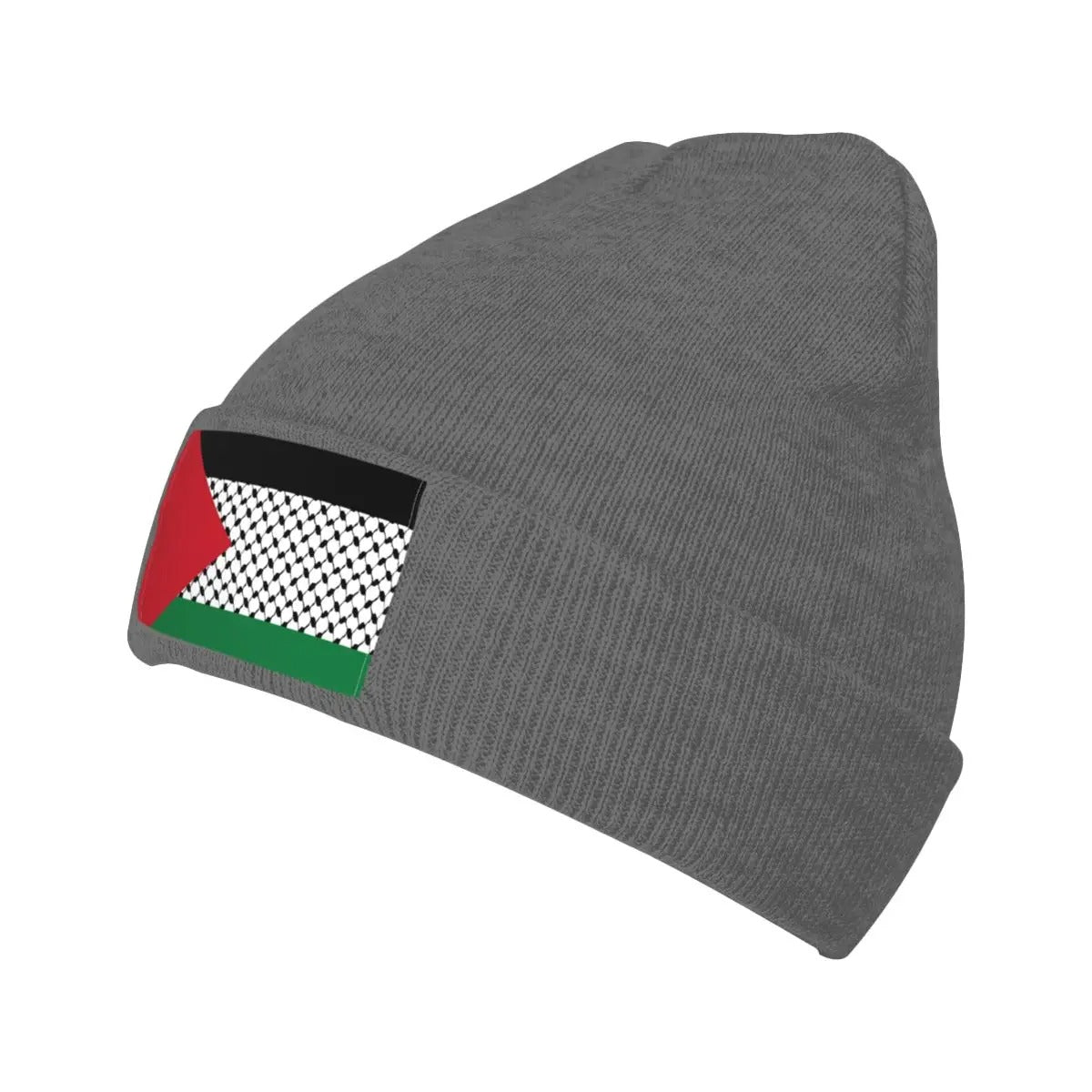 Dark Gray Palestine Flag Beanie | Project Palestine