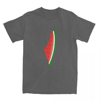 Dark Gray / S Watermelon Geography Shirt | Project Palestine