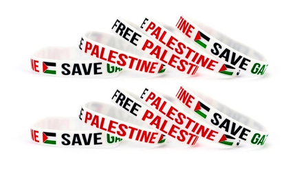 White / 10 Pieces Palestine Wristbands (10 Pieces) | Project Palestine