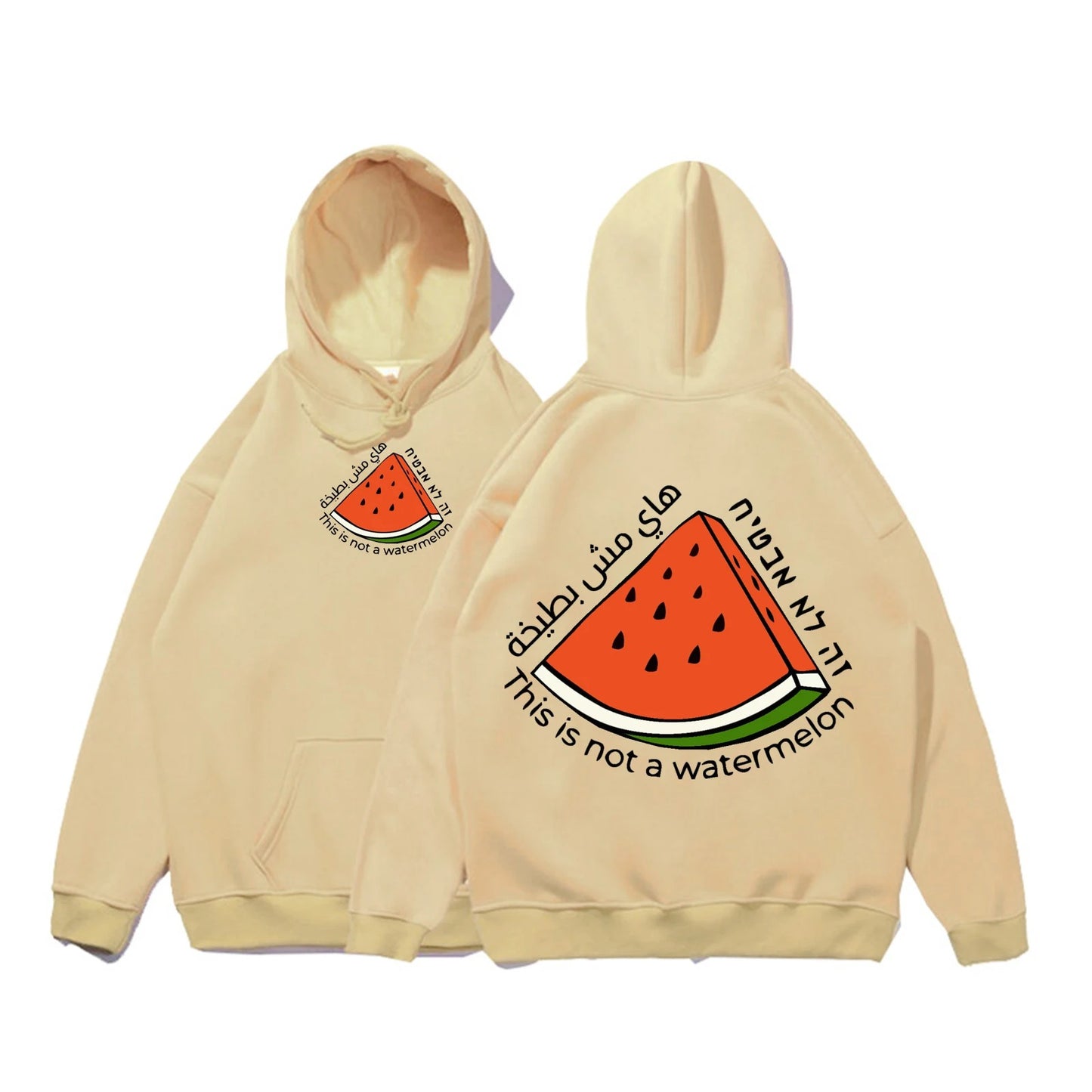 This Is Not A Watermelon Hoodie - Project Palestine