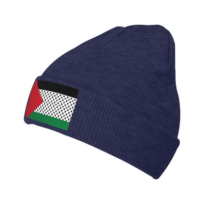 Navy Blue Palestine Flag Beanie | Project Palestine