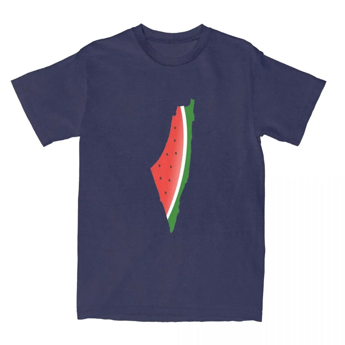 Navy Blue / S Watermelon Geography Shirt | Project Palestine