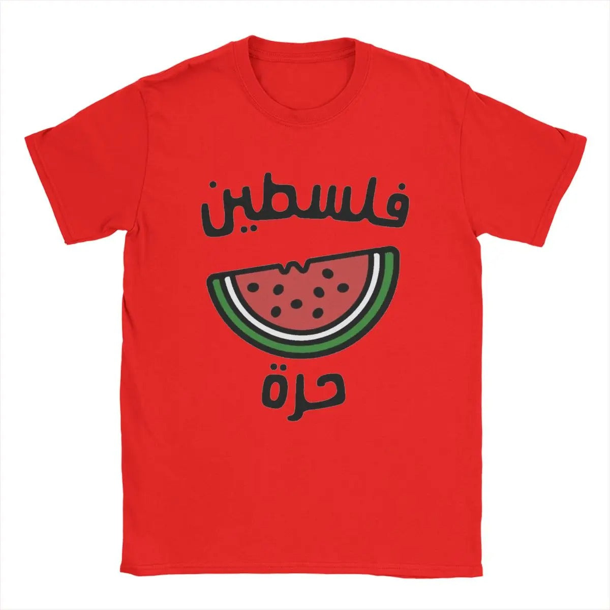 Red / S "Free Palestine" Watermelon Shirt | Project Palestine