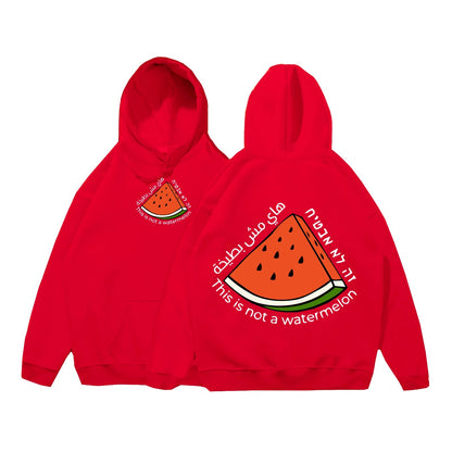 This Is Not A Watermelon Hoodie - Project Palestine