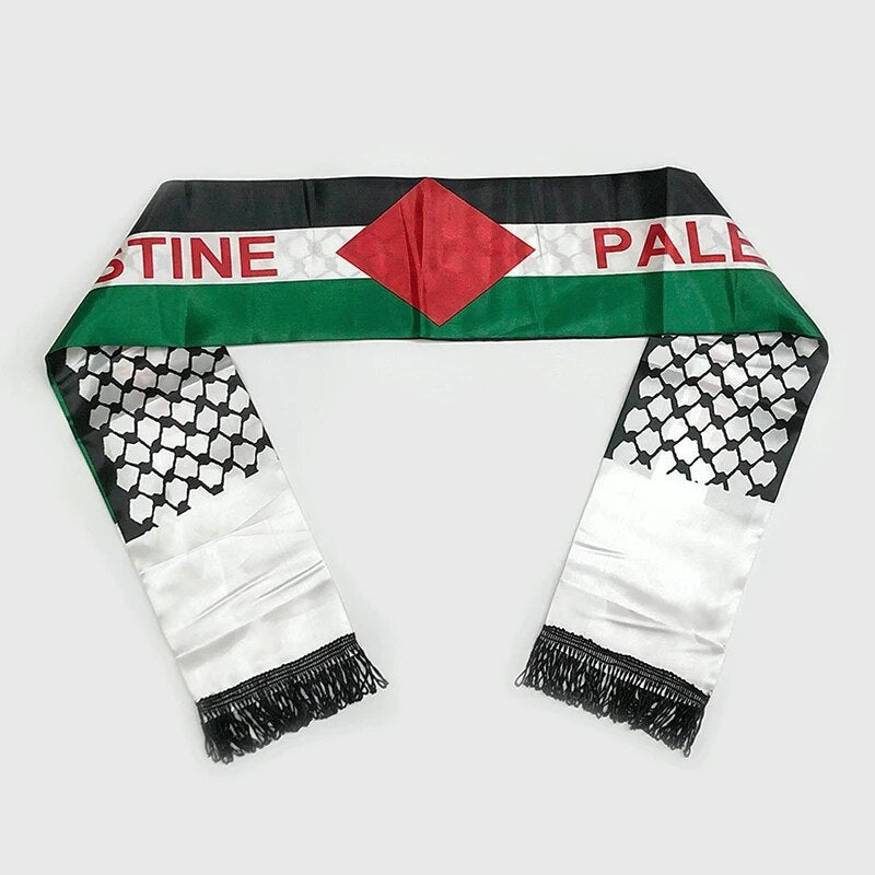 1 Piece / 6 x 51 Inches (15 x 130 cm) / Plain White Palestinian Shawl (Multiple Variations Available) | Project Palestine