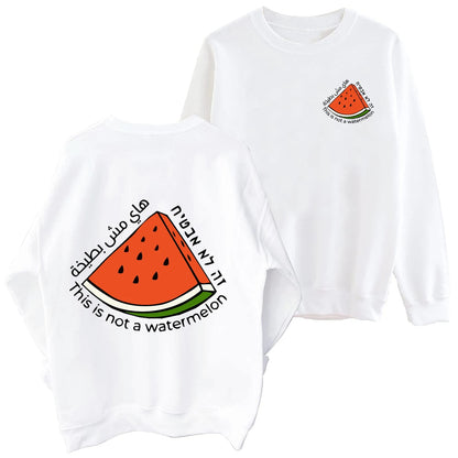 White / XS This Is Not A Watermelon Sweater | Project Palestine